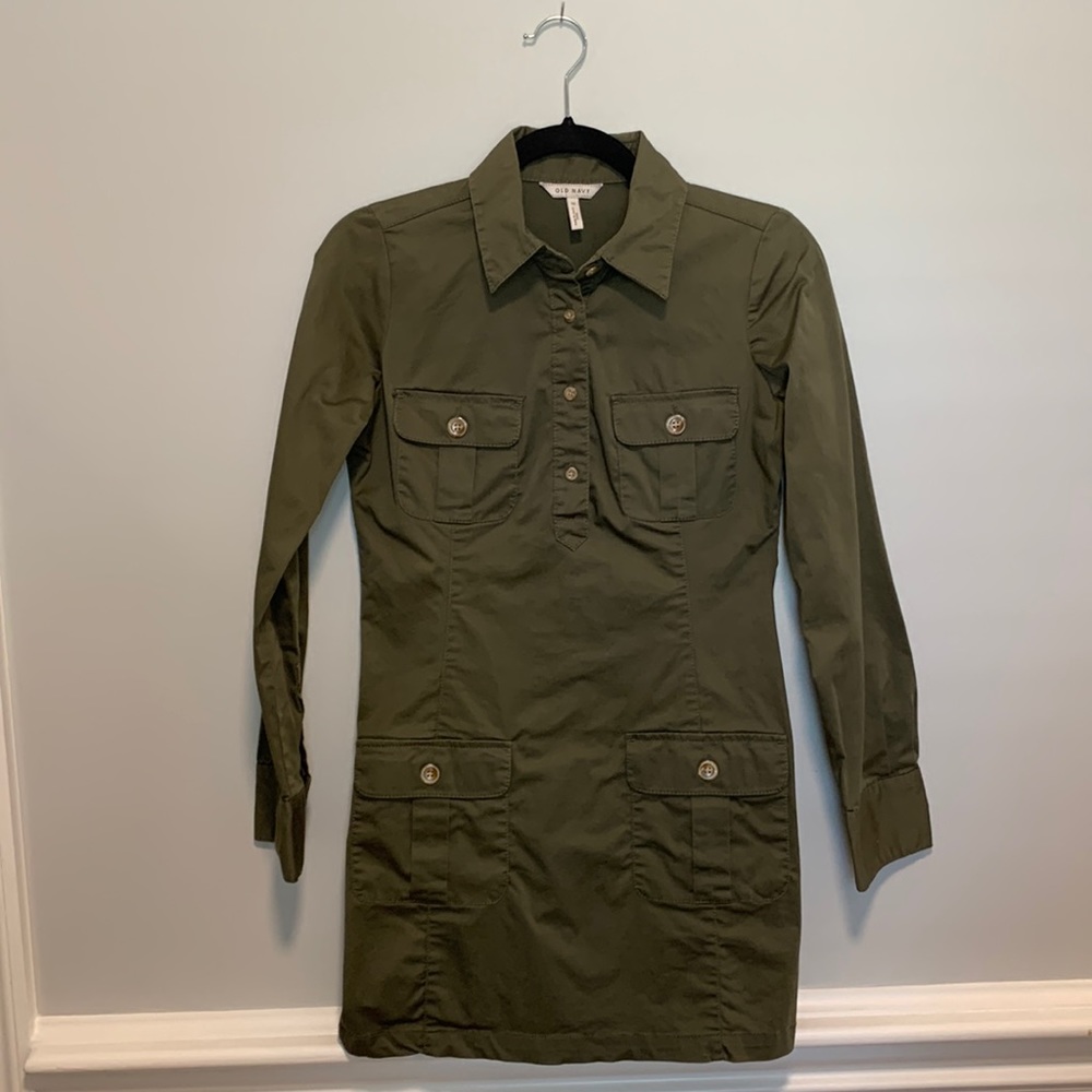 Old Navy Army Green Dress